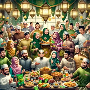 Selamat Hari Raya Idul Fitri Celebration