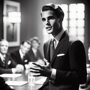 Professional Corporate Presentation | Classic Monochromatic Style