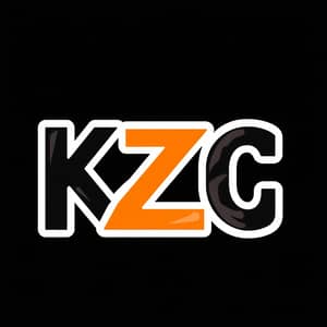 Custom K Z C Logo Stickers with Audiovisual Elements