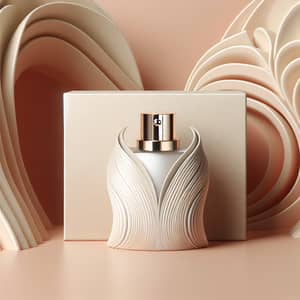 Modern Feminine Perfume Bottle Mockup Design