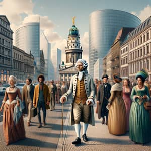 Imagining Berlin Today with Frederick the Great | Historical & Modern Fusion