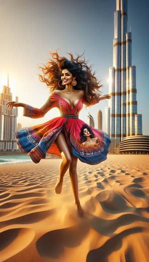 Stunning Indian Beach Babe in Dubai