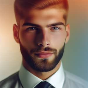 Confident Portrait of Stylish Man in Professional Attire