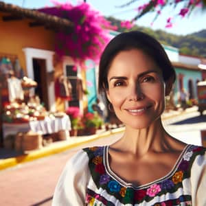 37-Year-Old Mexican Woman in Traditional Attire