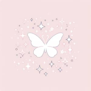 K-Pop Logo Design: Butterfly & Stars