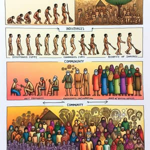 Relationship Between Individuals and Societies: Evolution of Community