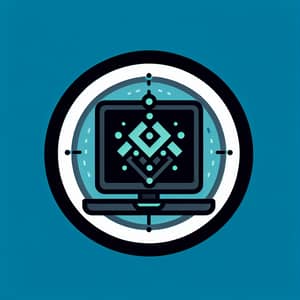 Black & Teal Coding Logo Design