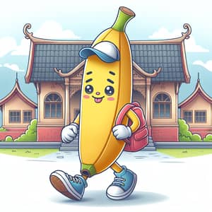 A Cute Banana Goes to School: Adventures Await!