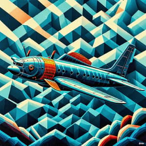 Stunning Aircraft Tesselation Art Inspired by Escher