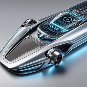 Futuristic Air Intake Scoop for Electric Boats