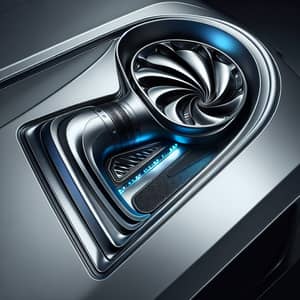 Futuristic Air Intake Scoop Design