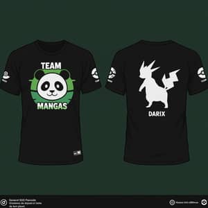 Team Panda Pokémon TCG Tournament Shirt Design