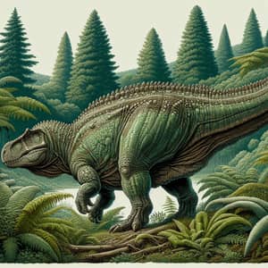 Ankylosaurus Illustration: Late Cretaceous Giant