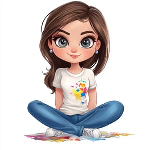 Cartoon Art Painter Character Illustration