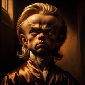 20-Year-Old Caucasian Individual with Dwarfism in High Fantasy Medieval Setting