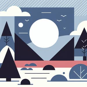 Minimalist Art Style: Simple Shapes & Colors