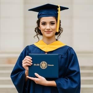 PhD Graduate Photo - Celebrating Academic Achievement