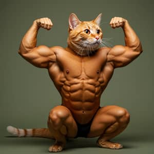 Ginger Cat: A Bodybuilder's Physique