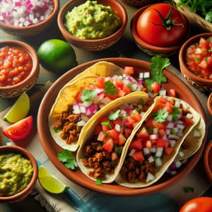 Traditional Mexican Tacos | Vibrant Spread of Flavors