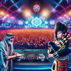 Epic EDM Festival: DJ & Bagpipes Unite