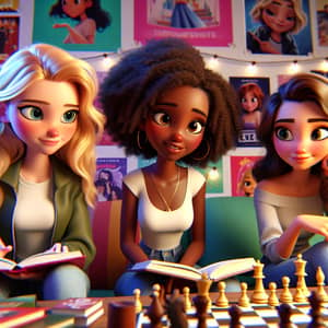 Pixar-Inspired Teen Girls: Diverse Adventures