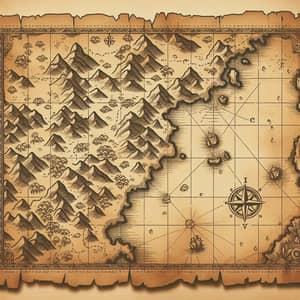 Vintage Treasure Map - Adventure Awaits