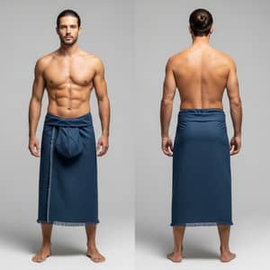 Fundoshi: A Full Body View from Front and Back