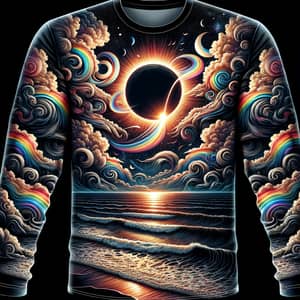 Mesmerizing Eclipse-Inspired Long-Sleeve Jersey Design