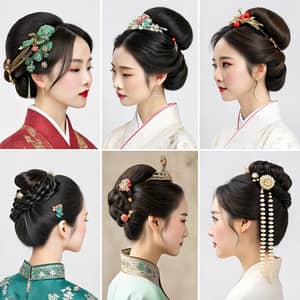 Elegant Chinese Traditional Hairstyles