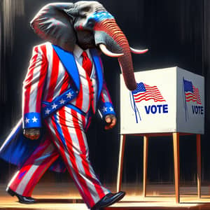 Patriotic Elephant: A Satirical Vote for Democracy