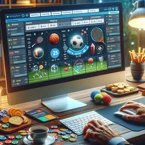 Online Sports Betting Interface: Betting Options, Odds & Analysis