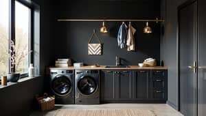 Stylish Minimalist Laundry Room Designs