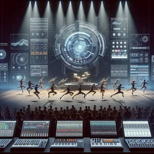 Futuristic Musical Theatre Performance with Electronic and Live Music