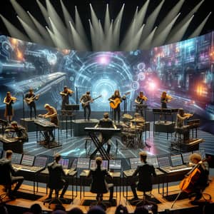 Cutting-Edge Fusion Stage Performance with Electronic and Real Instruments