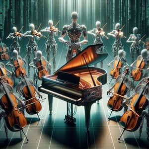 Digital Biomechanical Orchestra: Fusion of Organic & Mechanical Music