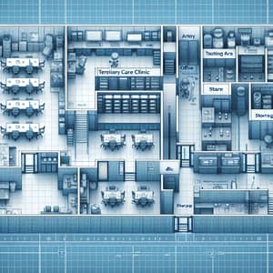 Detailed Tertiary Care Clinic Laboratory Blueprint