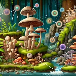 Types of Fungi: Animated Insights into Nature