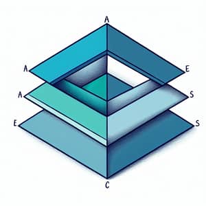 Angles Stacked: Right, Acute, Obtuse | Geometric Shapes