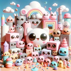 Kawaii Style Digital Art: Whimsical and Cute Creations