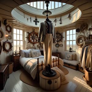 Unique Maritime Themed Bedroom in Lighthouse