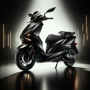 Sophisticated Black Yamaha Fazzio Scooter | Signature Style