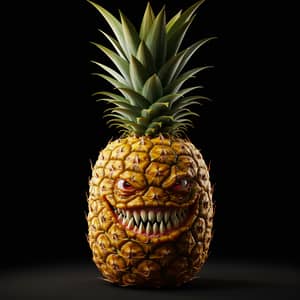 Badass Pineapple Fruit with Personality