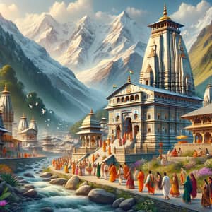 Sacred Beauty of Kedarnath Temple | Himalayan Landscape & Spiritual Aura