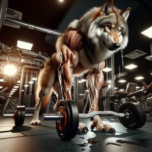 Wolf in the Gym: A Muscular Fitness Icon