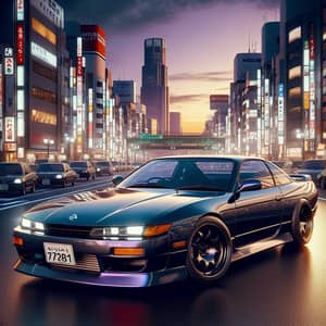 Realistic Nissan Silvia PS13 in Tokyo, Japan