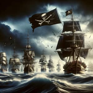 Epic Pirate Ship vs. Flotilla: A Nautical Showdown