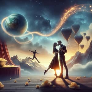 Interactive Dynamics in Romantic Style Scene