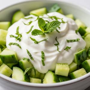 Cucumber Yogurt Mint Salad Recipe