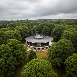 Pubertat: Unique Round Restaurant in Nature