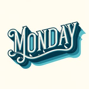 Elegant Monday Illustration - High Quality Design